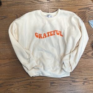 princess polly grateful sweatshirt